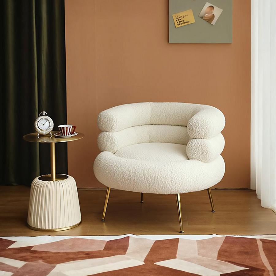 Mildred Armchair, Boucle - accent chair UK