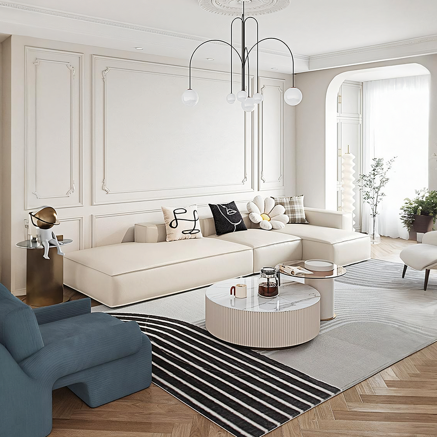 Milton Two Seater Sofa, Four Seater Corner Sofa, Leathaire front view as a modern two seater sofa