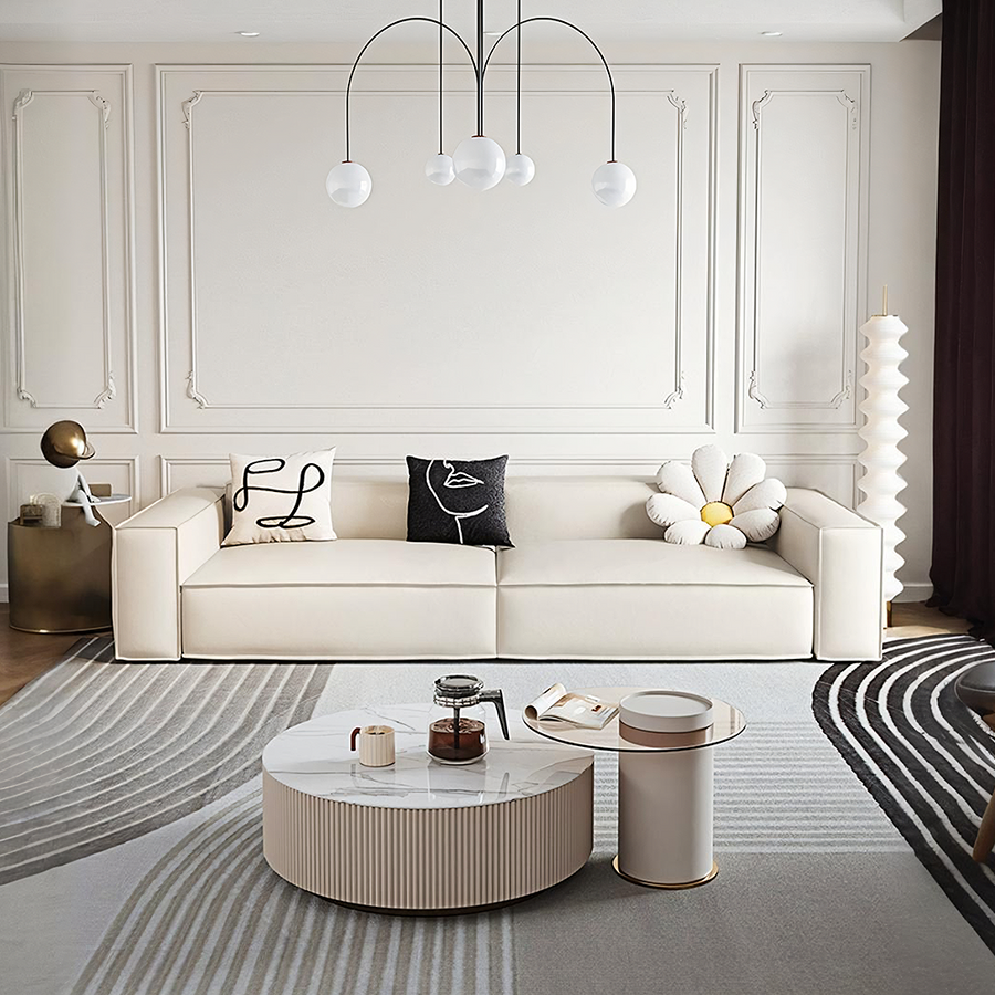 Milton Two Seater Sofa, Four Seater Corner Sofa, Leathaire for modern UK living room