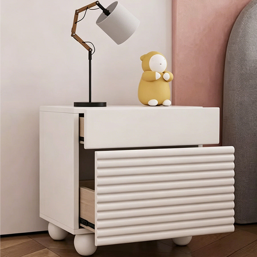 Minnie Bedside Table, Cream