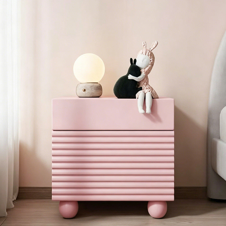 Minnie Bedside Table, Cream