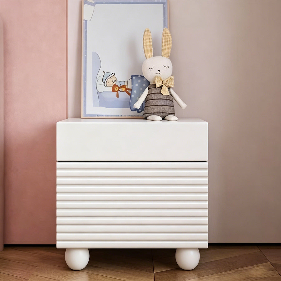 Minnie Bedside Table, Cream