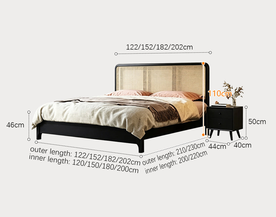 Monica Queen Size / King Size / Super King Size Bed, Storage Bed