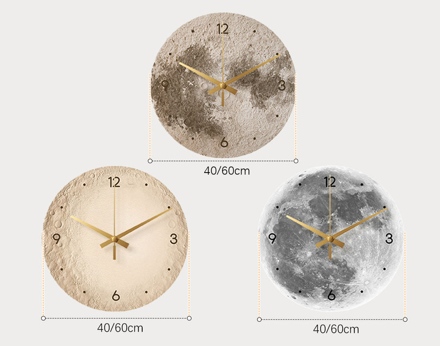 Moon Earth Luminous Clock