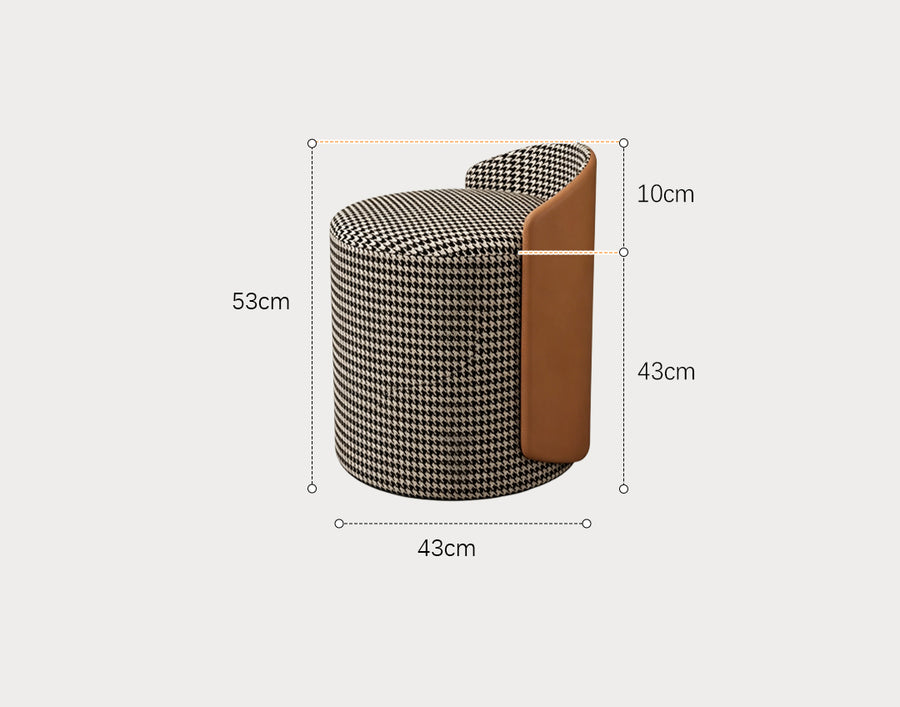 Morgan Ottoman Footstool, Dressing Table Stool product image 9