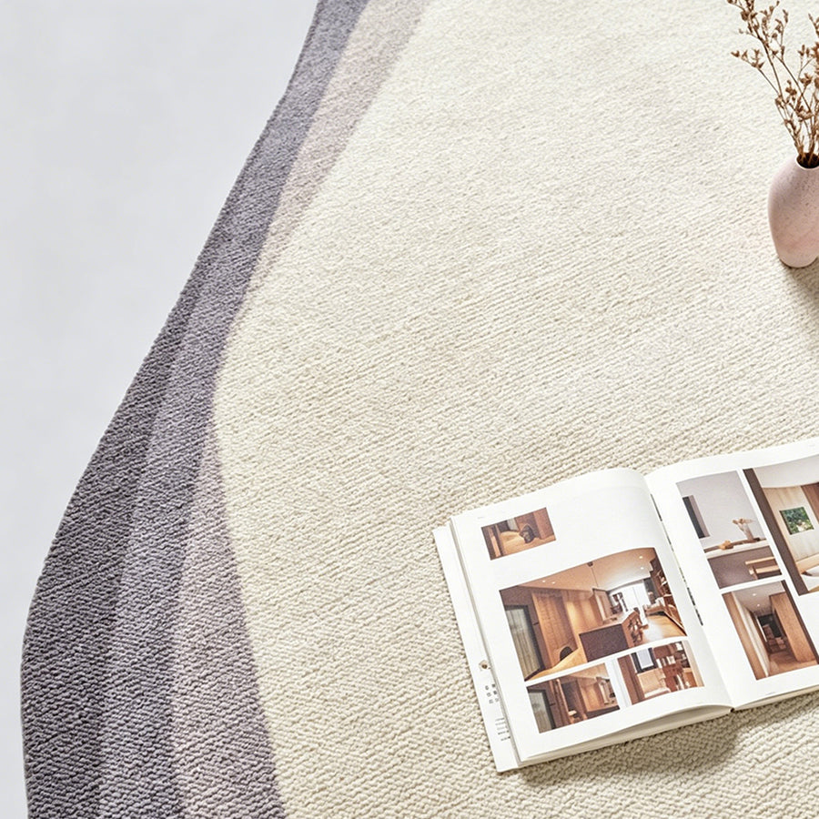 NULAA Fractal Wool Rug, Various Shapes Available