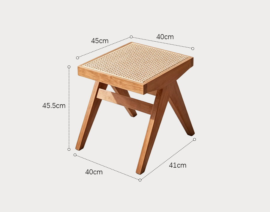 Noah Rattan Bench, Wood