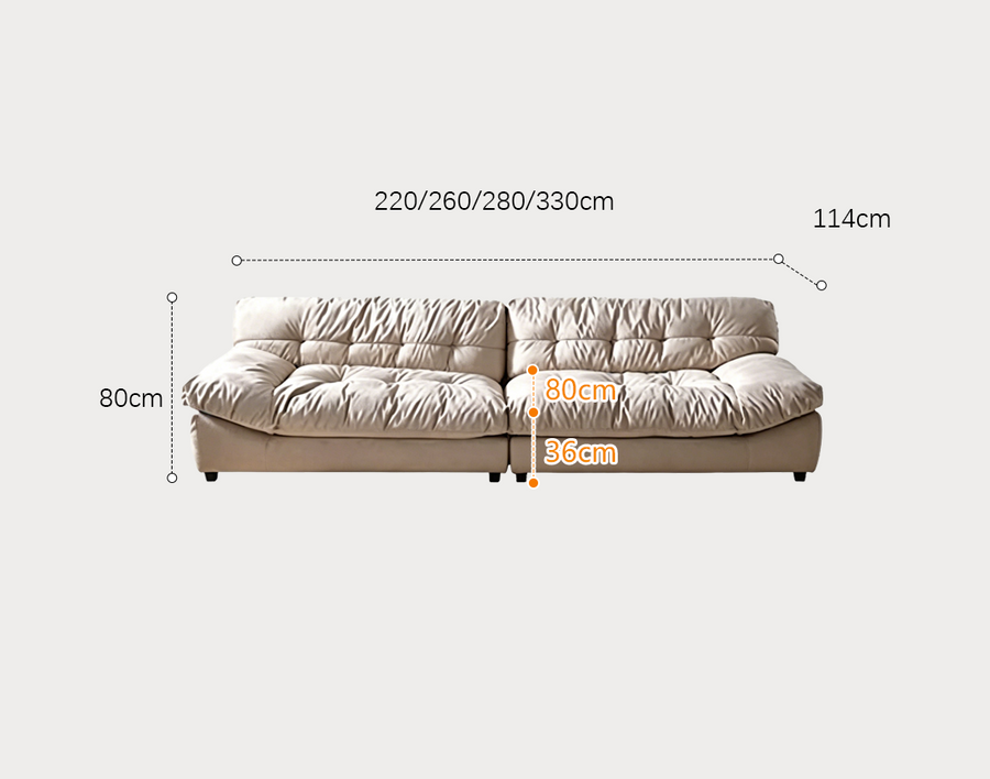 Norbert Two Seater, Three Seater, Four Seater Sofa, Suede product image 10