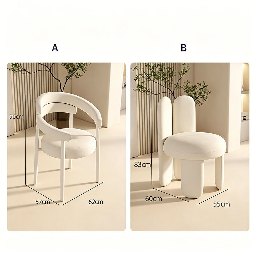 Nordic Style Dining Table Combination detail showing table finish and proportions