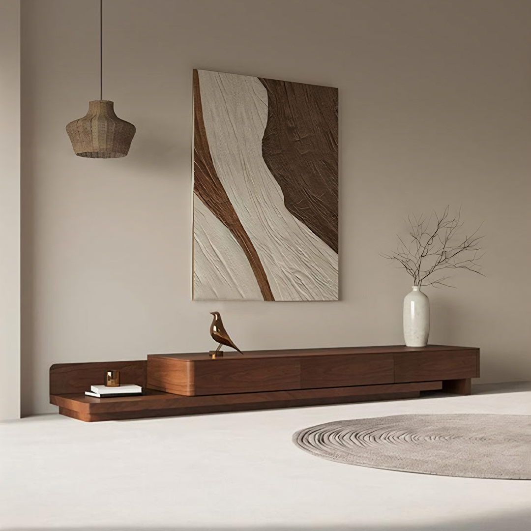 Opaline TV Stand, Wood - wooden TV stand UK