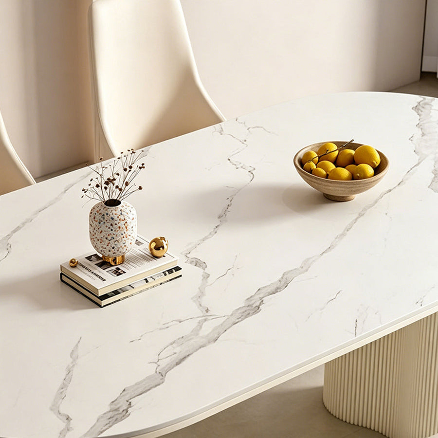 Peru Dining Table, Oval for modern UK dining room