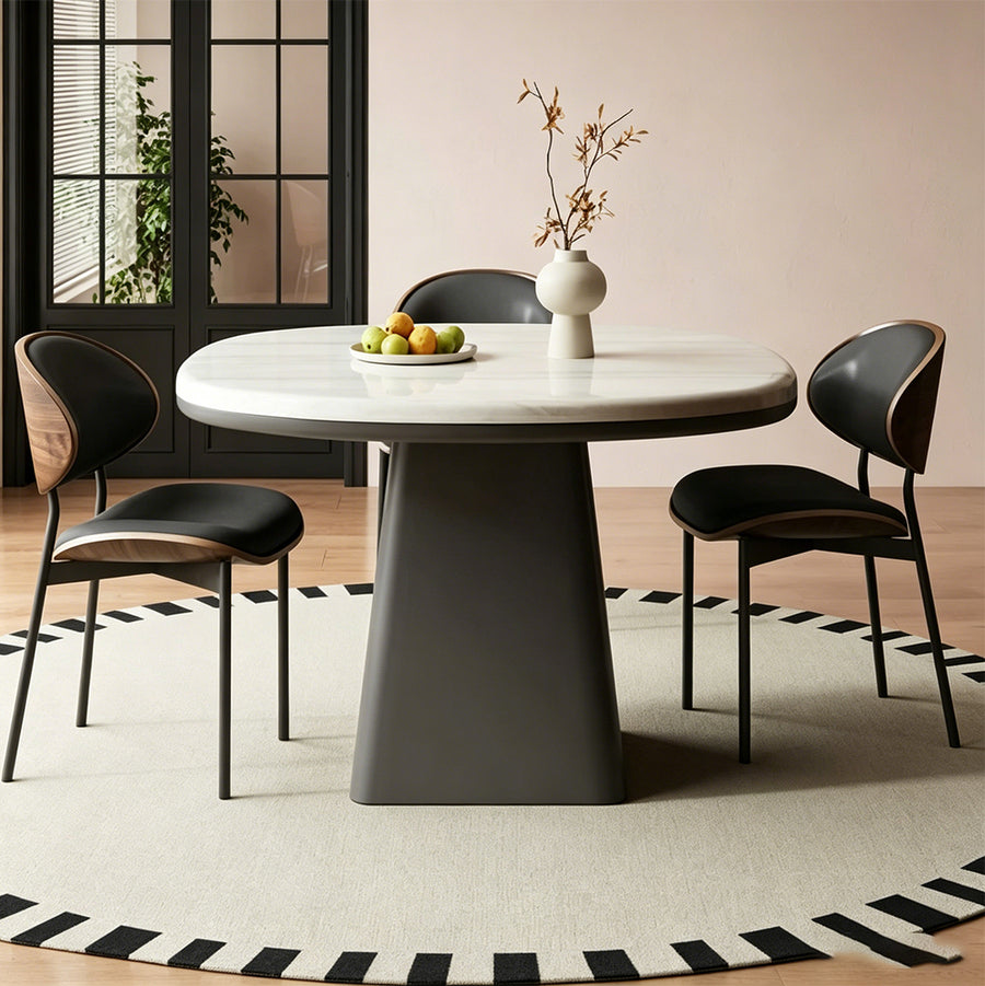 Prabal Square Dining Table lifestyle view with small square dining table for 2