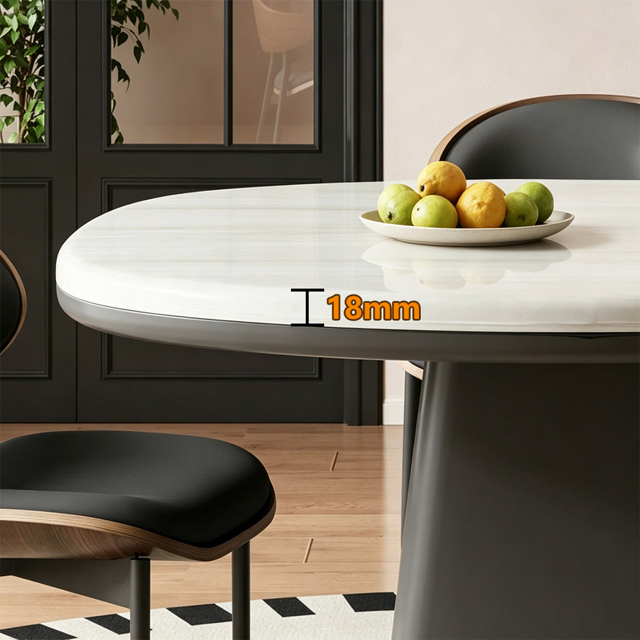 Prabal Square Dining Table detail showing table finish and proportions