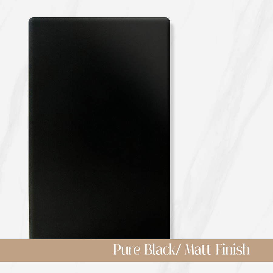 Pure Black_ Matt Finish (Sintered Stone) - modern furniture UK