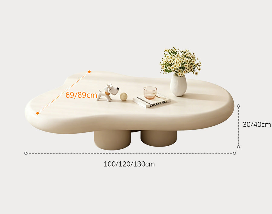 Quincy Coffee Table, Cream