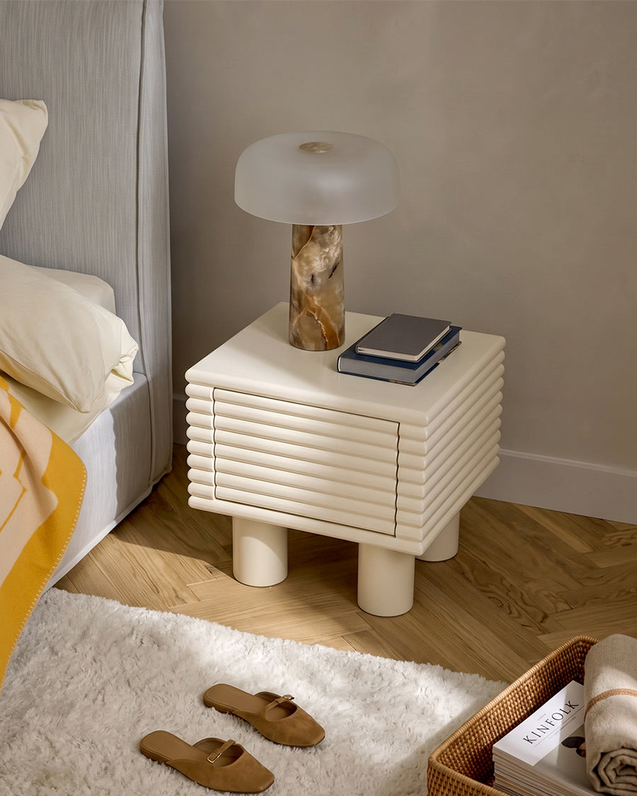 DiGiovanni 2 Drawer Bedside Table, Wood