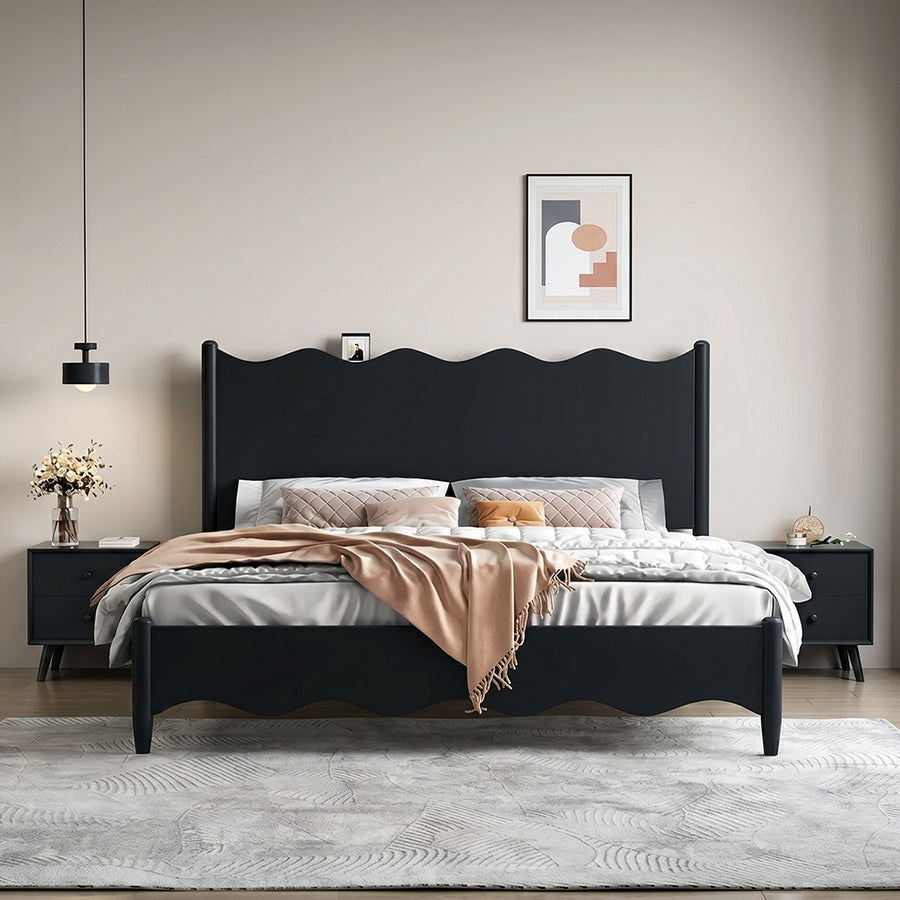 Agatha Queen Size / King Size / Super King Size Storage Bed, Black