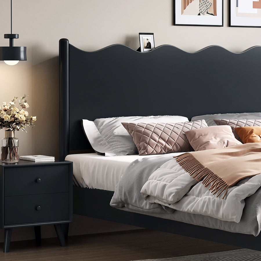 Agatha Queen Size / King Size / Super King Size Storage Bed, Black
