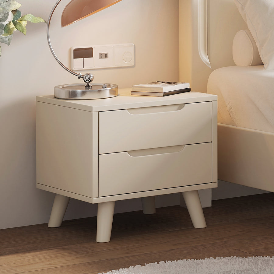 Agnes King Size / Super King Size Bed With Storage, Cream
