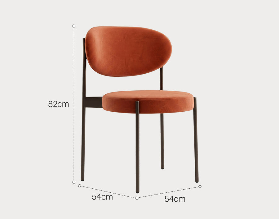 Ahmed Dining Chair, Velvet