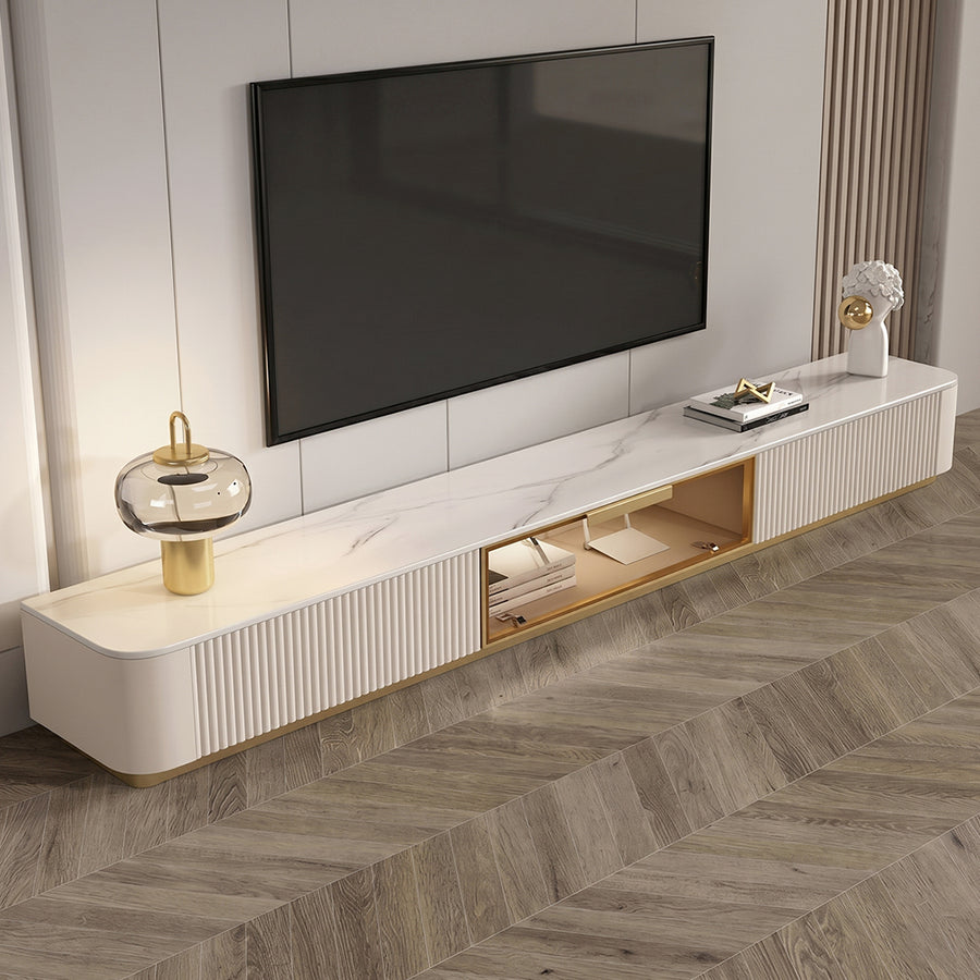 Anastasia TV Stand room setting for TV storage