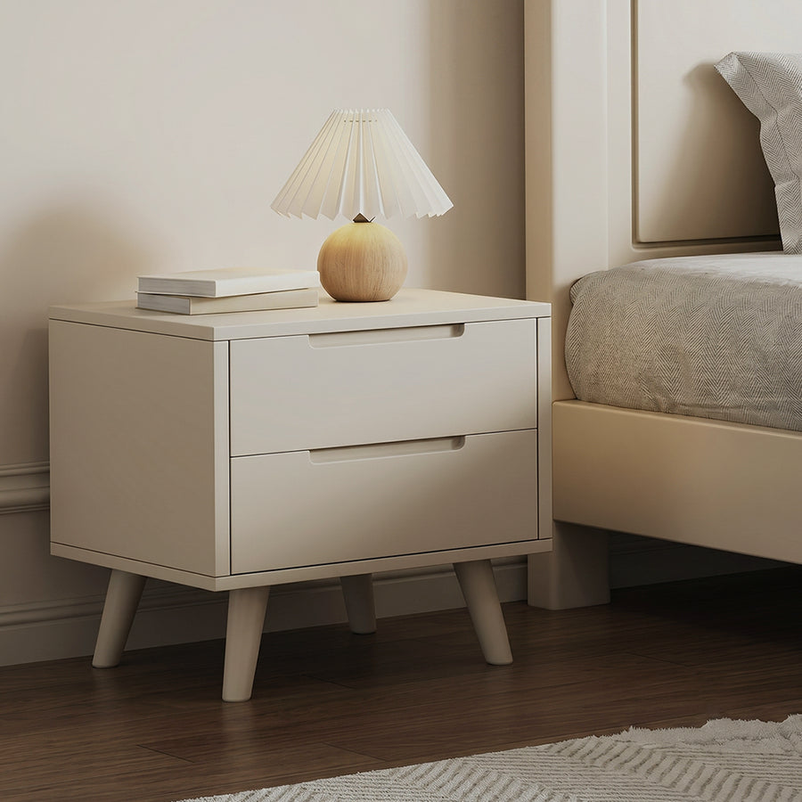 Andrea King Size / Super King Size Bed With Storage, Cream
