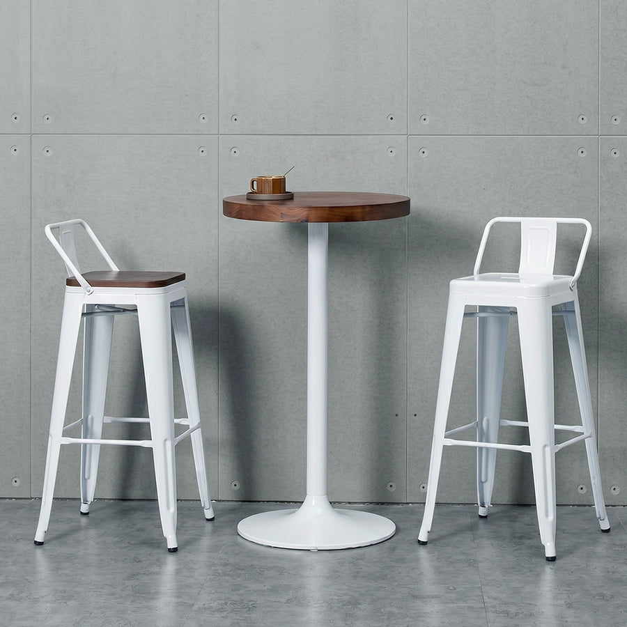 Bolero High Bar Stool Steel Frame, Multiple Colors