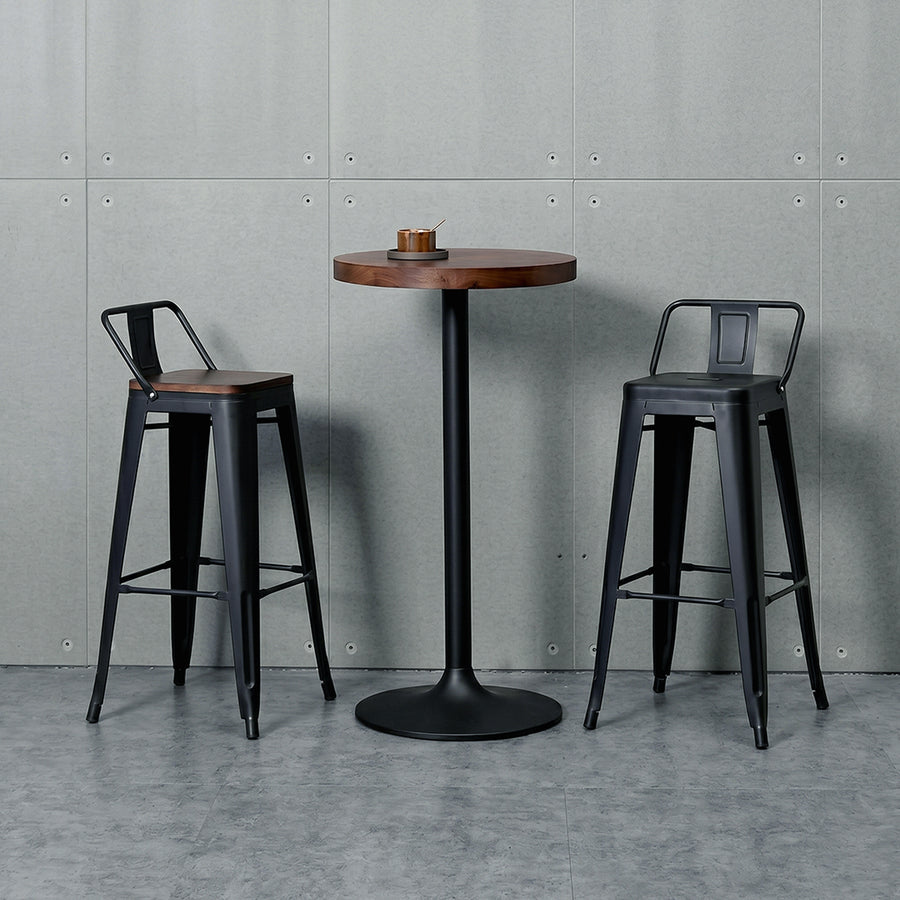 Bolero High Bar Stool Steel Frame, Multiple Colors