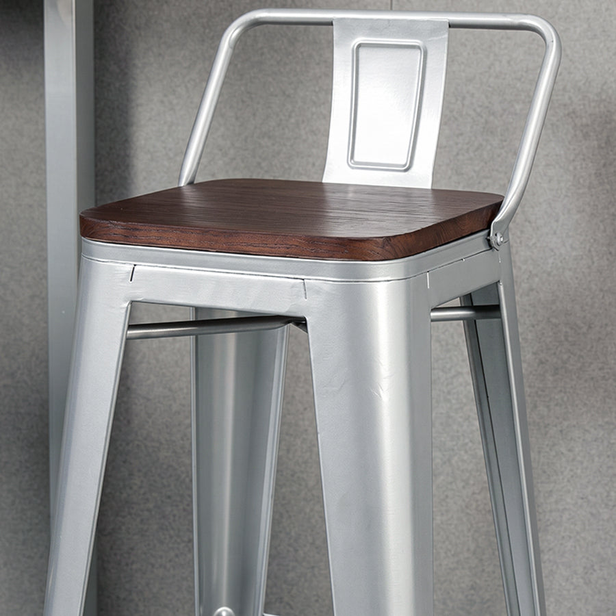 Bolero High Bar Stool Steel Frame, Multiple Colors