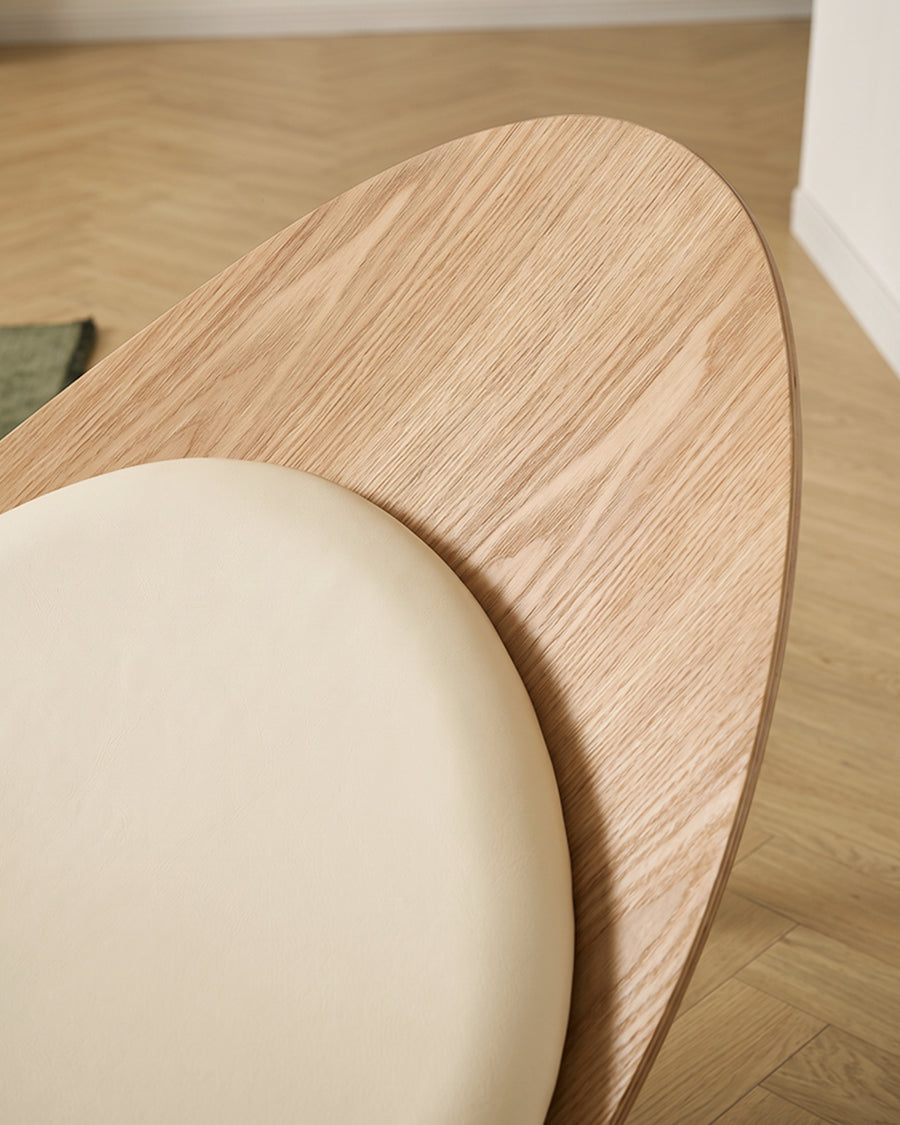 Hans Wegner CH07 Shell Chair, White & Oak