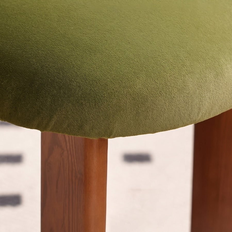 Caradoc Mermaid Dining Chair, Oak & Velvet