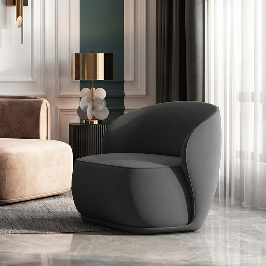 Charlene Stylish Accent Chair, Velvet