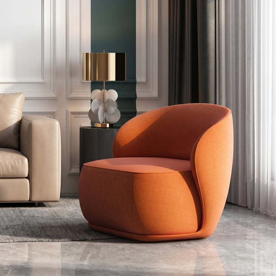 Charlene Stylish Accent Chair, Velvet