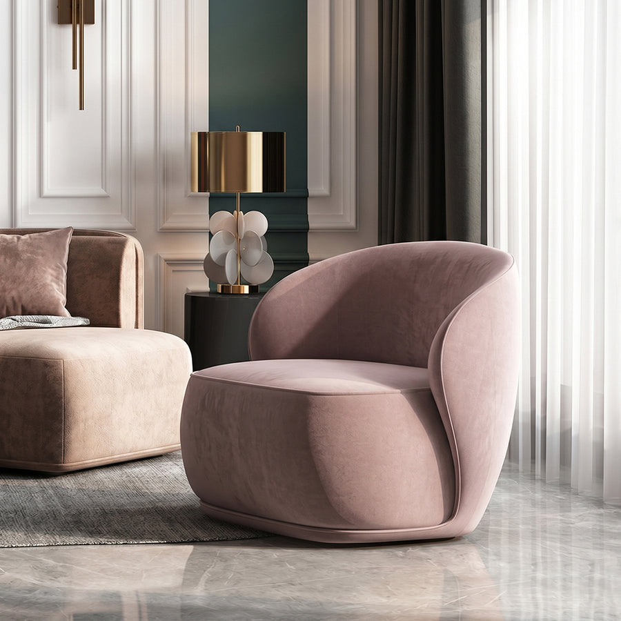 Charlene Stylish Accent Chair, Velvet