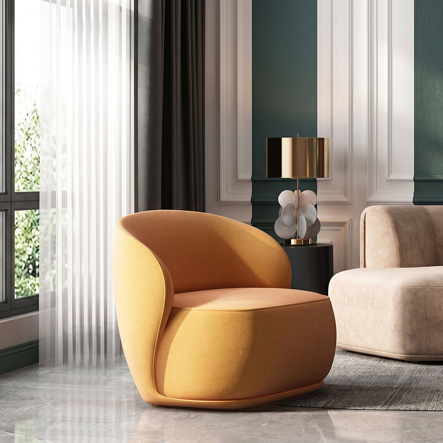 Charlene Stylish Accent Chair, Velvet