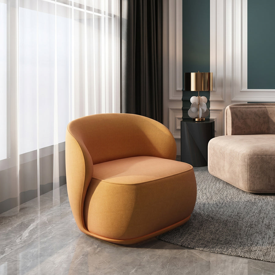 Charlene Stylish Accent Chair, Velvet