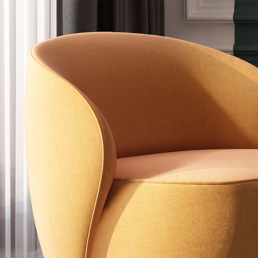 Charlene Stylish Accent Chair, Velvet