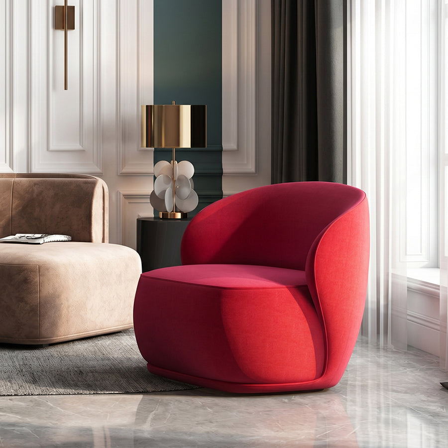 Charlene Stylish Accent Chair, Velvet