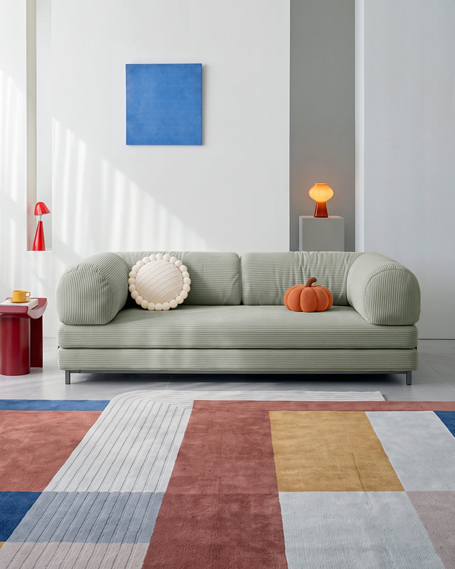 Choudhury Zweisitzer Schlafsofa, Rückenlehne waschbar, Cord