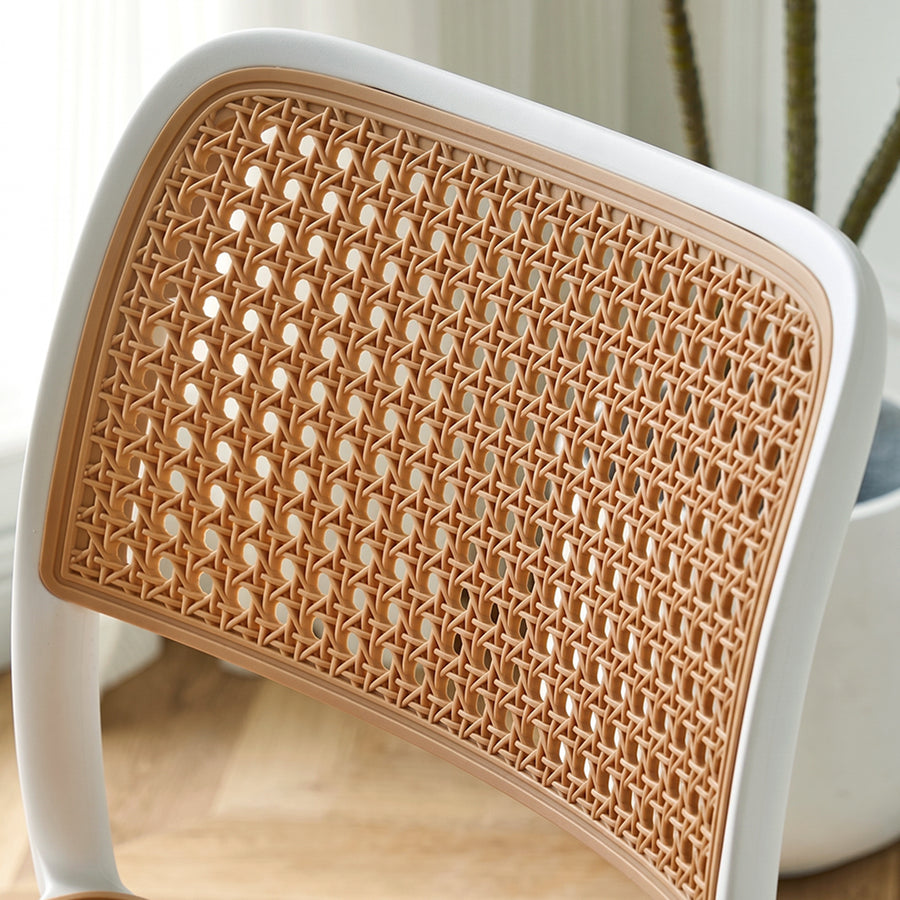 Chris Dining Chair, Rattan Style