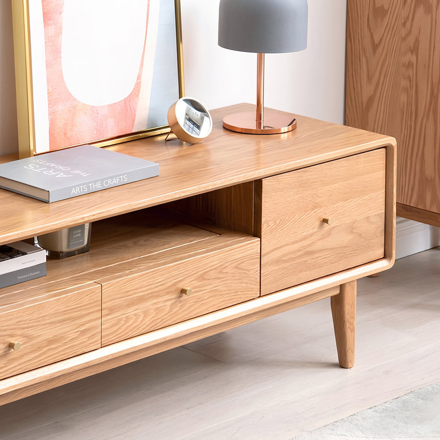 Corona TV Stand front view as a media unit