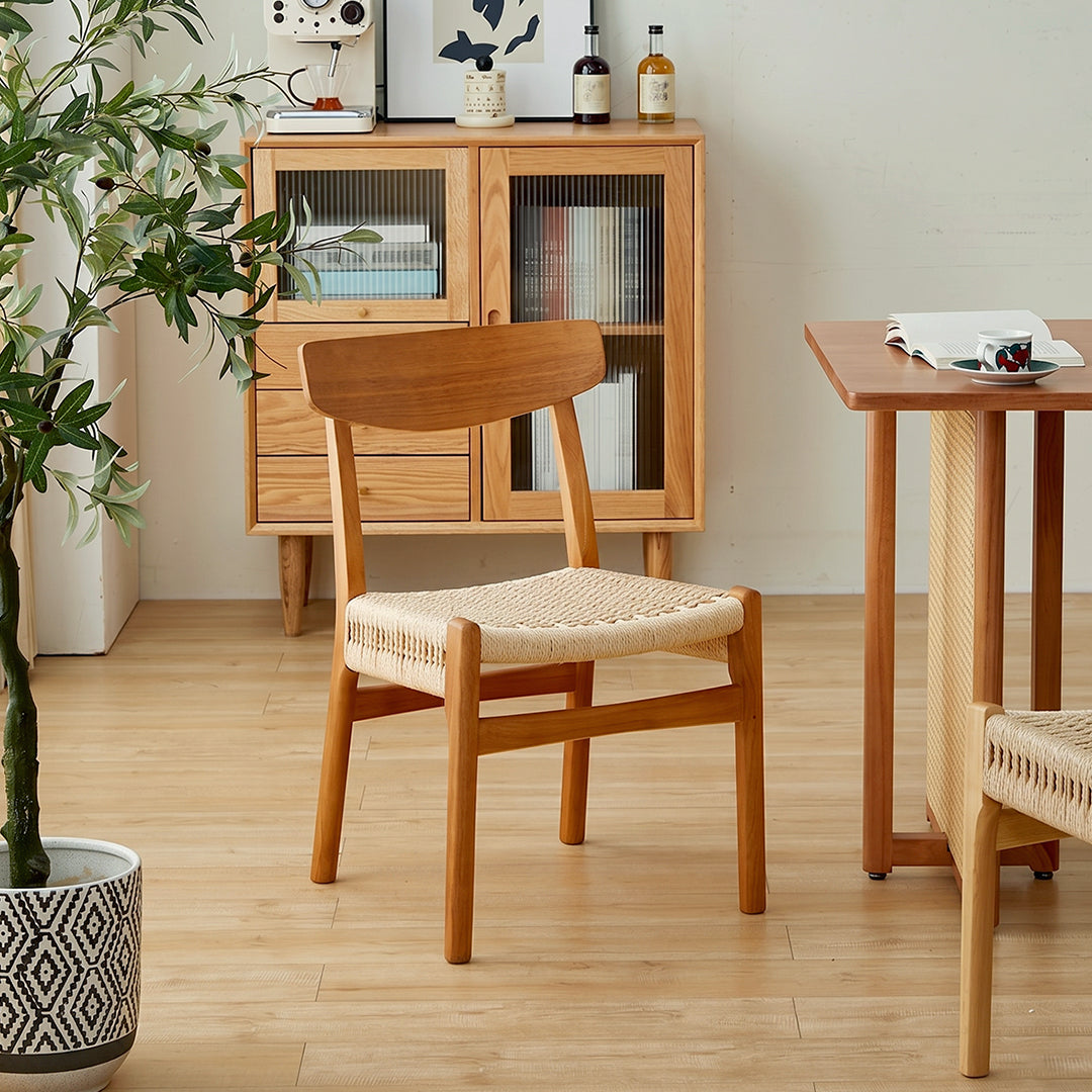 Delia Dining Chair, Rattan