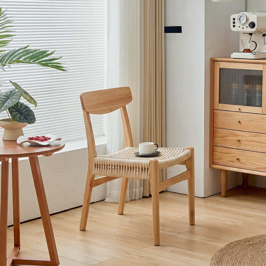 Delia Dining Chair, Rattan