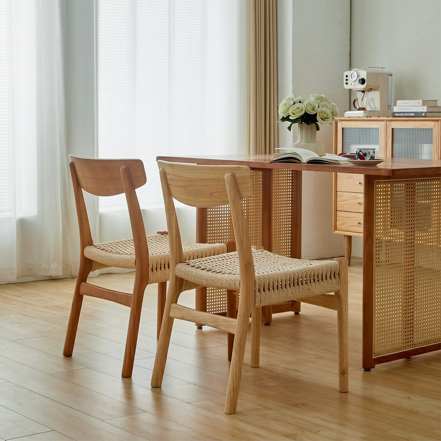 Delia Dining Chair, Rattan