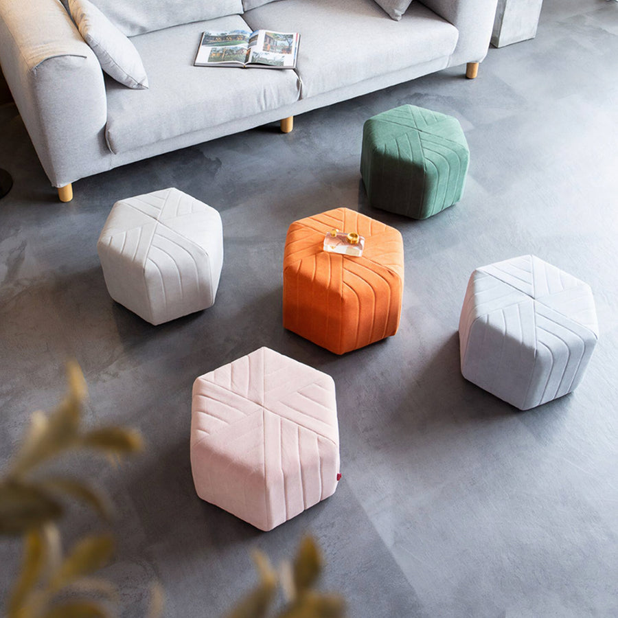 Della Footstool, Velvet