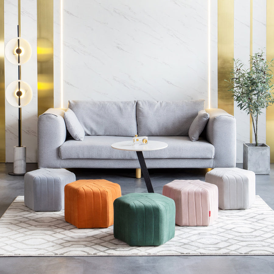 Della Footstool, Velvet