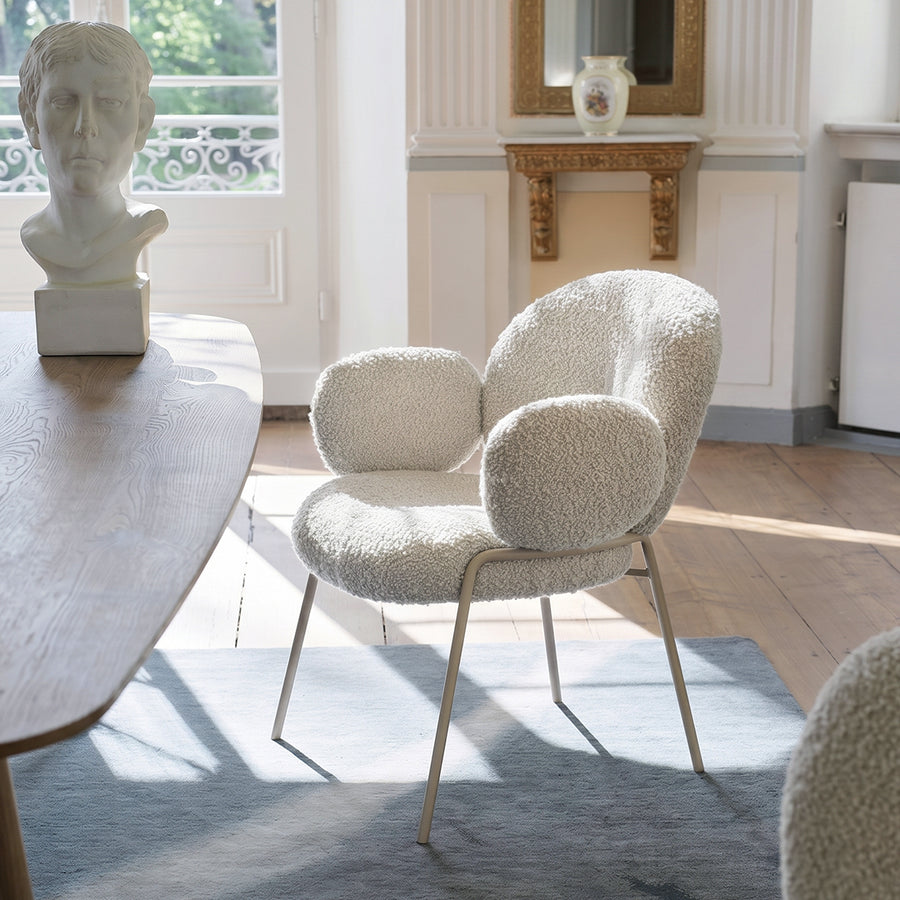 Horatio Dining Chair, Boucle