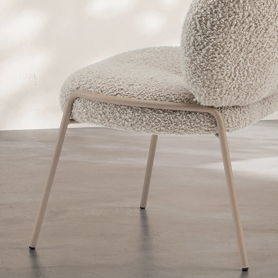 Horatio Dining Chair, Boucle
