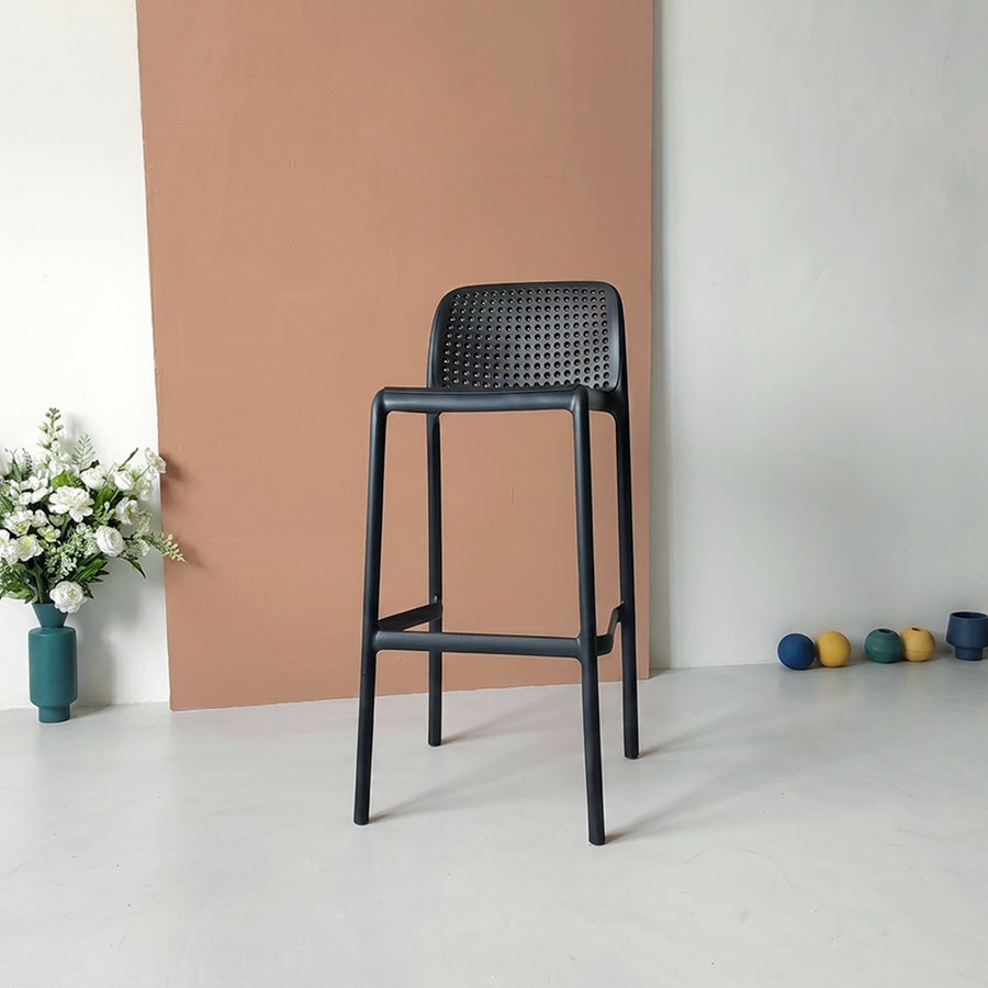 Jacob Nordic Bar Stool, Multiple Colors