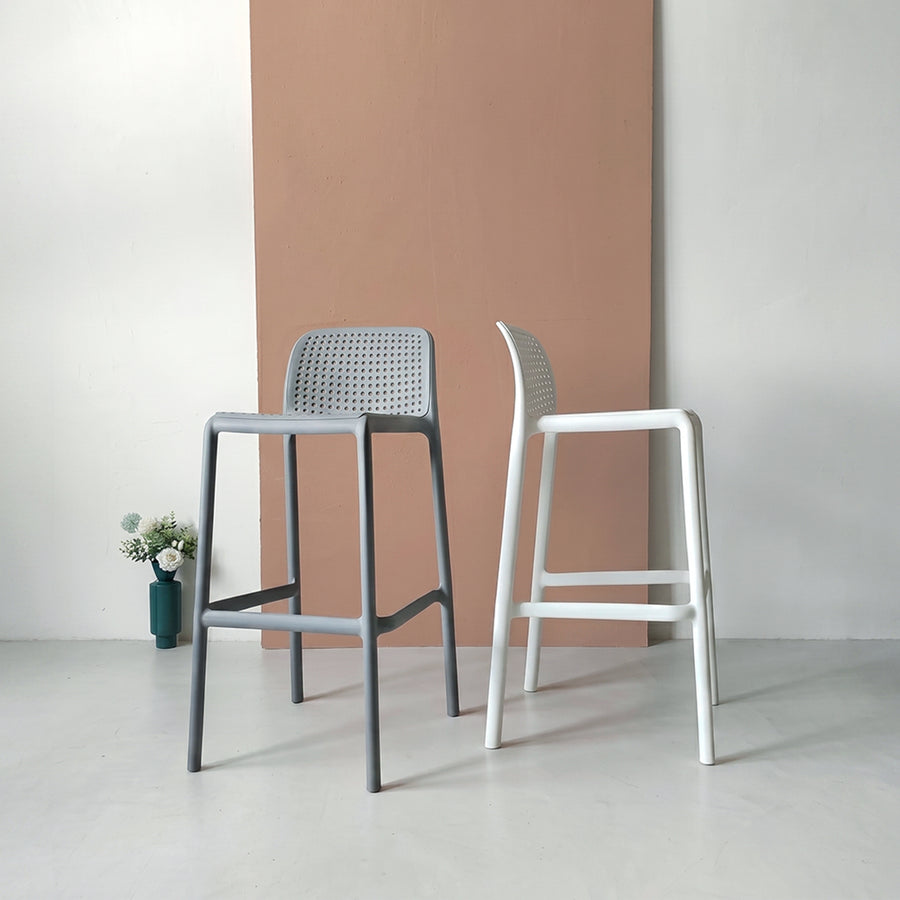 Jacob Nordic Bar Stool, Multiple Colors